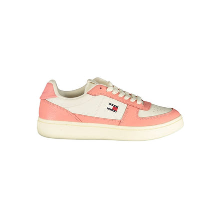 Γυναικεία αθλητικά Tommy Hilfiger White από πολυουρεθάνη