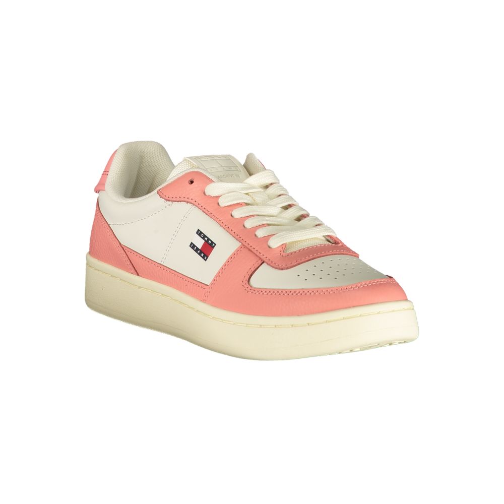 Γυναικεία αθλητικά Tommy Hilfiger White από πολυουρεθάνη