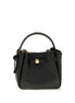 Tory Burch Black Calf Leather Bos Taurus Backet Bag