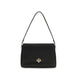 Tory Burch Black Calf Leather Bos Taurus Shoulder Bag