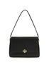 Tory Burch Black Calf Leather Bos Taurus Shoulder Bag