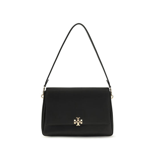 Tory Burch Μαύρη Δερμάτινη Τσάντα Ώμου Bos Taurus