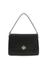 Tory Burch Black Calf Leather Bos Taurus Shoulder Bag