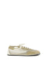Dear Frances Beige Calf Leather Bos Taurus Low Top Sneakers