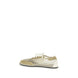 Dear Frances Beige Calf Leather Bos Taurus Low Top Sneakers