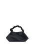 Ganni Black Calf Leather Bos Taurus Handbag