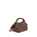 Ganni Brown Calf Leather Bos Taurus Handbag