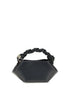 Ganni Black Leather Shoulder Bag