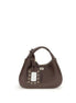 Ganni Brown Recycled Polyester Handbag