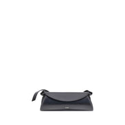 Jil Sander Black Calf Leather Bos Taurus Shoulder Bag