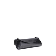 Jil Sander Black Calf Leather Bos Taurus Shoulder Bag