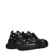Versace Black Fabric Chunky Sneakers
