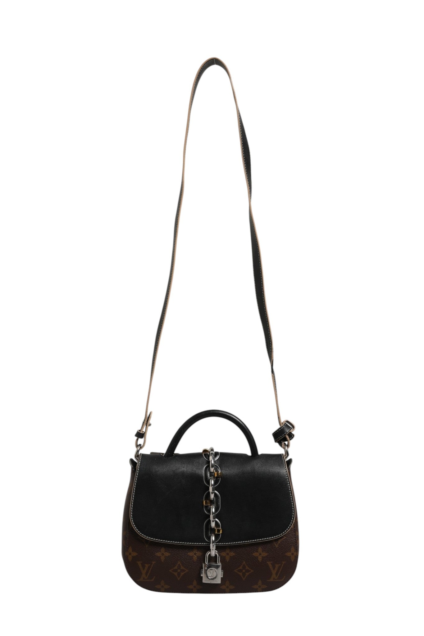 Τσάντα Louis Vuitton Monogram από δέρμα μοσχαριού με αλυσίδα It PM Μαύρη  