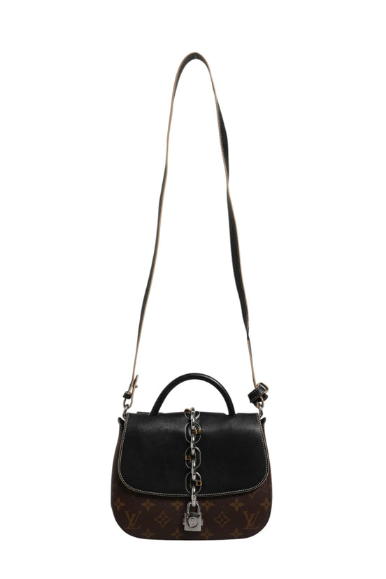 Louis Vuitton Calfskin Monogram Chain It Bag PM Black