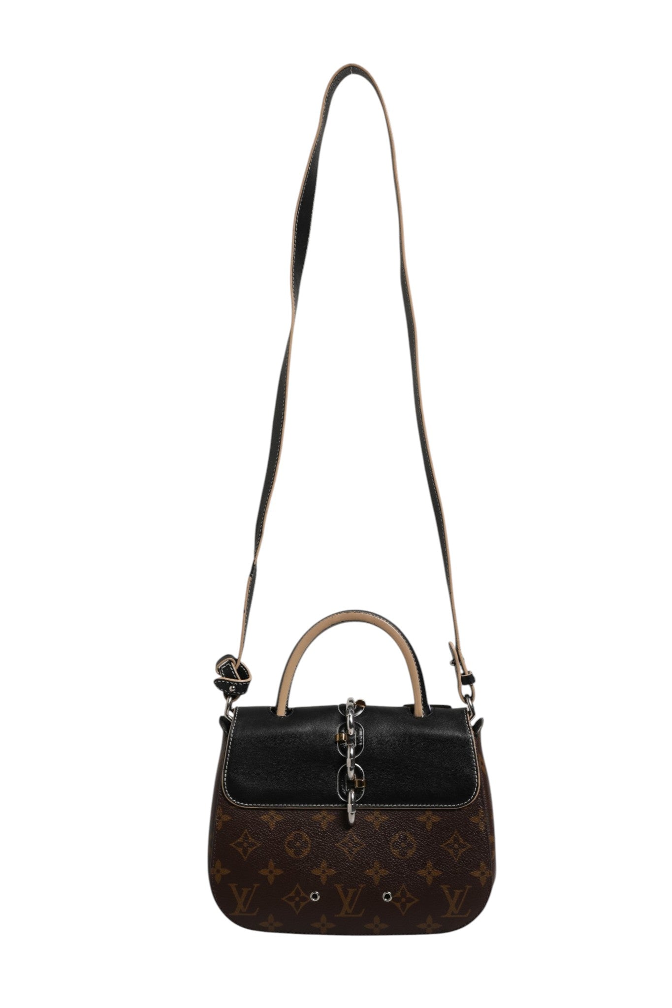 Τσάντα Louis Vuitton Monogram από δέρμα μοσχαριού με αλυσίδα It PM Μαύρη  