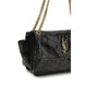 Saint Laurent Black Calf Leather Bos Taurus Shoulder Bag