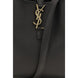 Saint Laurent Black Calf Leather Bos Taurus Backet Bag