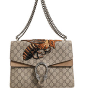 Gucci Supreme Monogram Bee Embroidered Shoulder Bag