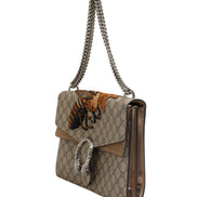 Gucci Supreme Monogram Bee Embroidered Shoulder Bag