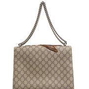 Gucci Supreme Monogram Bee Embroidered Shoulder Bag