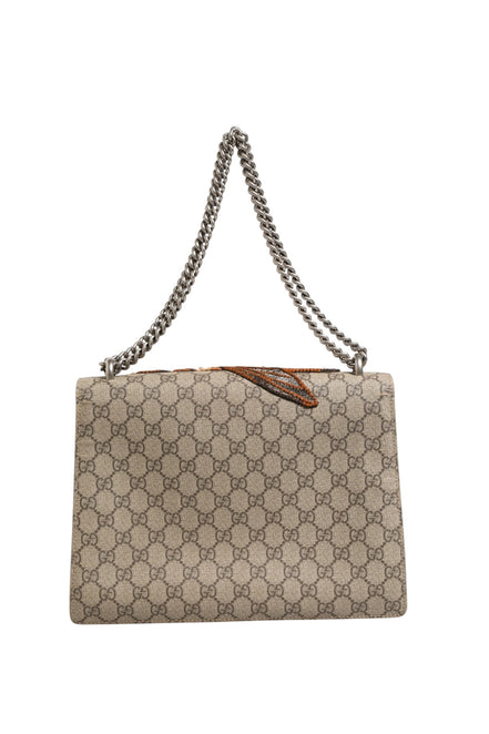 Gucci Supreme Monogram Bee Embroidered Shoulder Bag