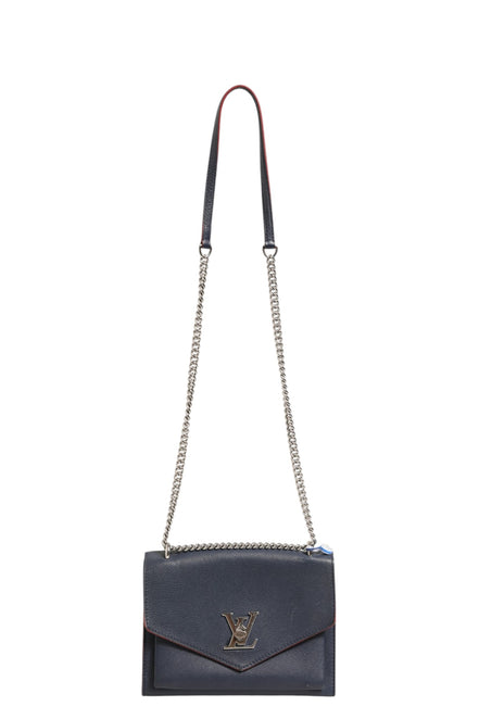 Τσάντα ώμου Louis Vuitton Mylockme από δέρμα με αλυσίδα  