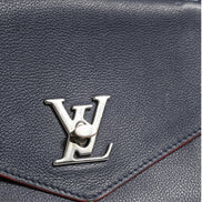 Τσάντα ώμου Louis Vuitton Mylockme από δέρμα με αλυσίδα  
