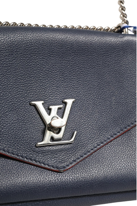 Τσάντα ώμου Louis Vuitton Mylockme από δέρμα με αλυσίδα  