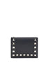 Valentino Garavani Black Calf Leather Bos Taurus Wallet