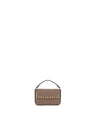 Valentino Garavani Beige Calf Leather Bos Taurus Shoulder Bag