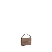 Valentino Garavani Beige Calf Leather Bos Taurus Shoulder Bag