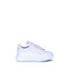 Alexander McQueen White Calf Leather Bos Taurus Platform Sneakers