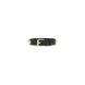 Valentino Garavani Black Calf Leather Bos Taurus Bracelet