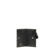 Valentino Garavani Black Calf Leather Bos Taurus Wallet