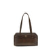 Prada Brown Calf Leather Bos Taurus Shoulder Bag