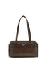 Prada Brown Calf Leather Bos Taurus Shoulder Bag