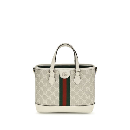 Gucci White Fabric Shoulder Bag