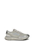 Premiata Silver Nylon Athletic Sneakers