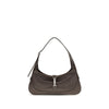Gucci Brown Calf Leather Bos Taurus Shoulder Bag