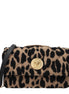 Versace Brown Wool Shoulder Bag
