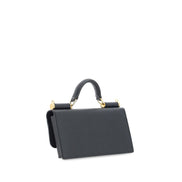 Τσάντα Ώμου Dolce & Gabbana Μαύρο Δέρμα Μόσχου Bos Taurus