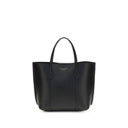 Tory Burch Black Calf Leather Bos Taurus Handbag