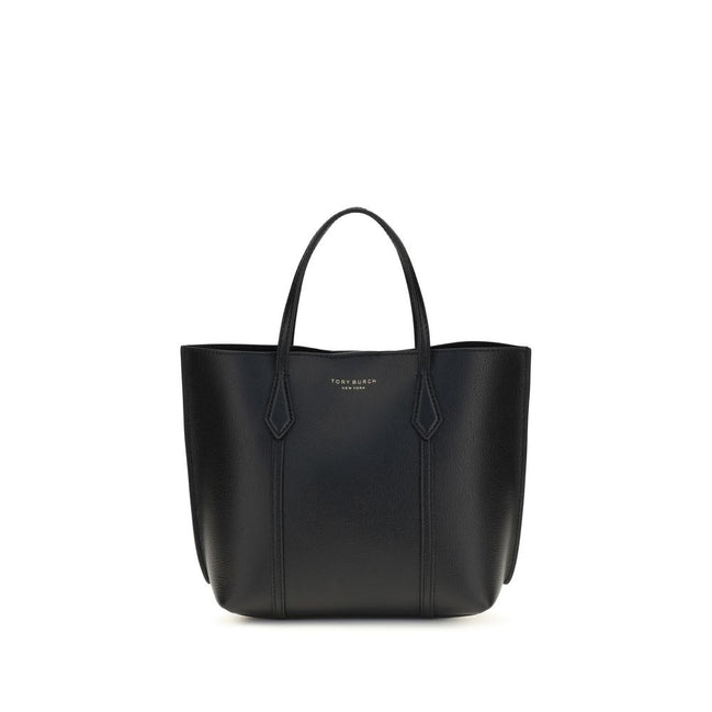 Tory Burch Black Calf Leather Bos Taurus Handbag