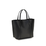 Tory Burch Black Calf Leather Bos Taurus Handbag