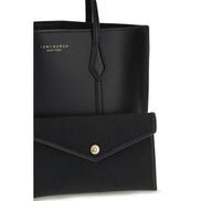 Tory Burch Black Calf Leather Bos Taurus Handbag