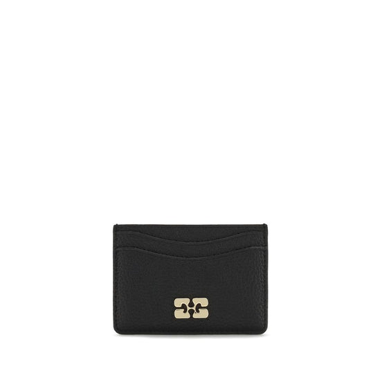 Ganni Black Recycled Polyamide Wallet
