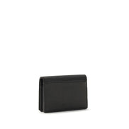 Ganni Black Recycled Polyester Wallet