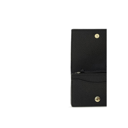 Ganni Black Recycled Polyester Wallet