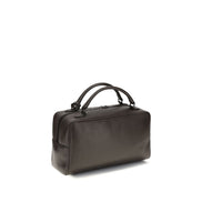 Brunello Cucinelli Brown Calf Leather Bos Taurus Shoulder Bag