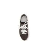 Brunello Cucinelli Brown Calf Leather Bos Taurus Athletic Sneakers